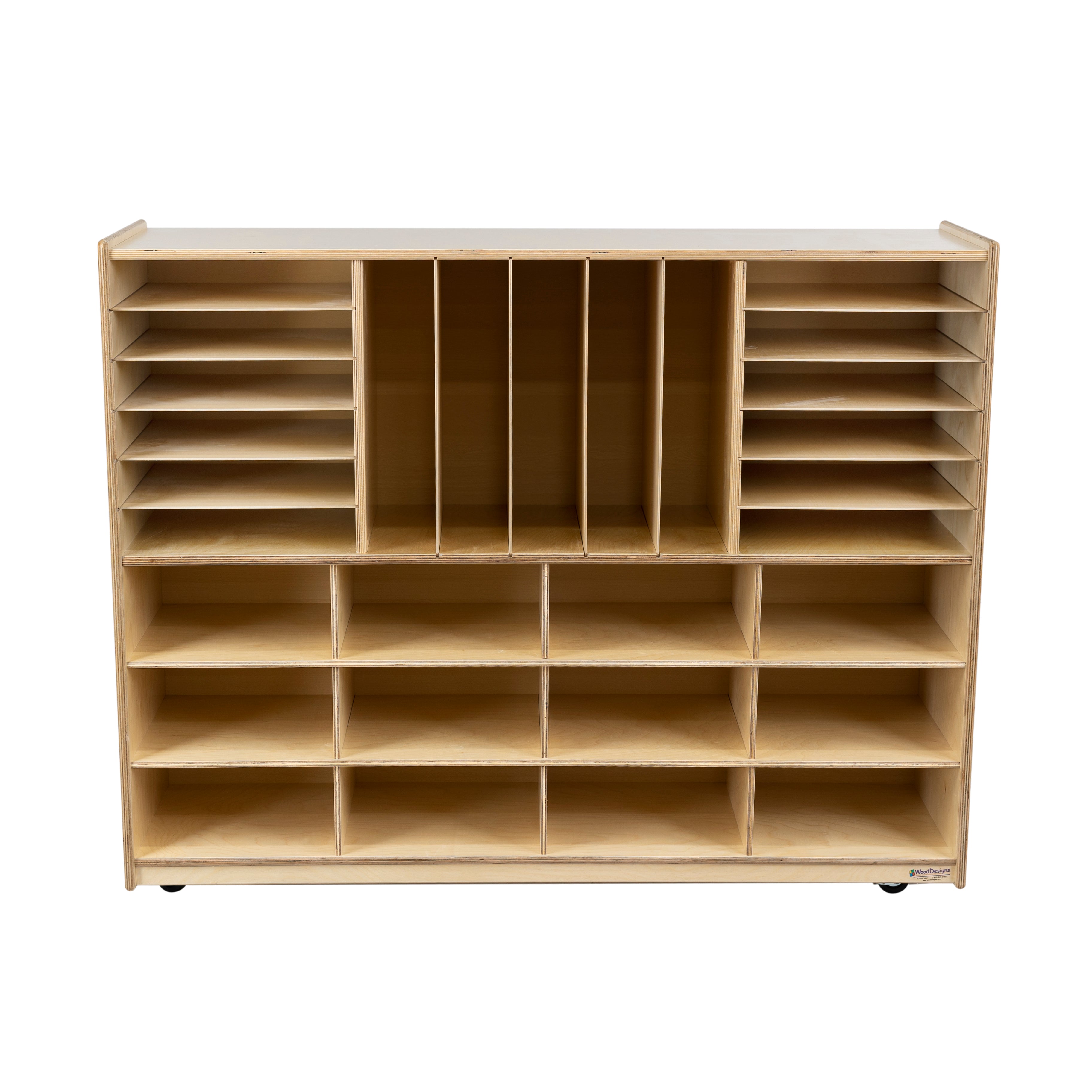 Multi-Sectioned Handy Storage Center without Trays