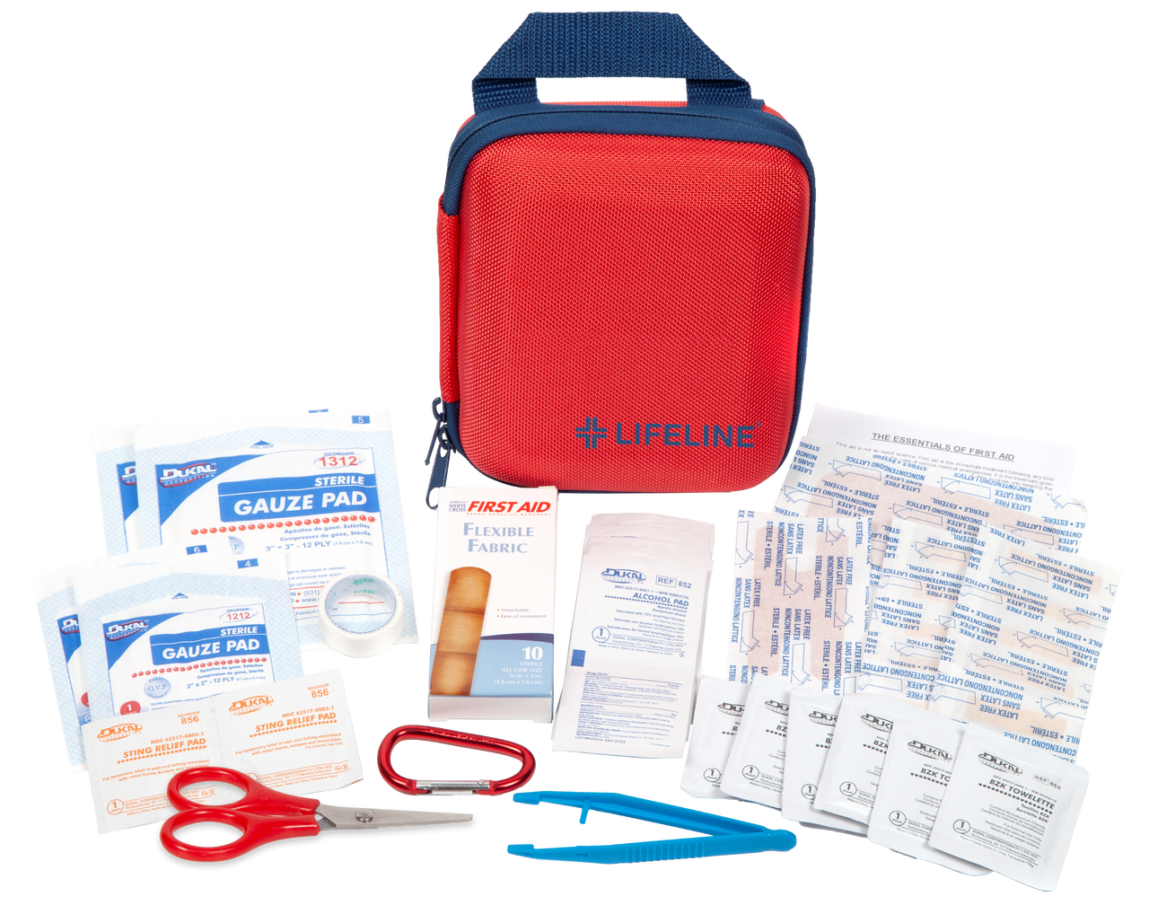 Medium Hard-Shell Foam First Aid Kit - 53 Piece