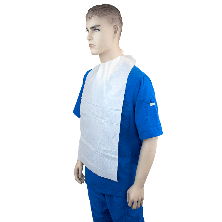 Bib with Ties, 16" x 33" - 300 pcs per Case