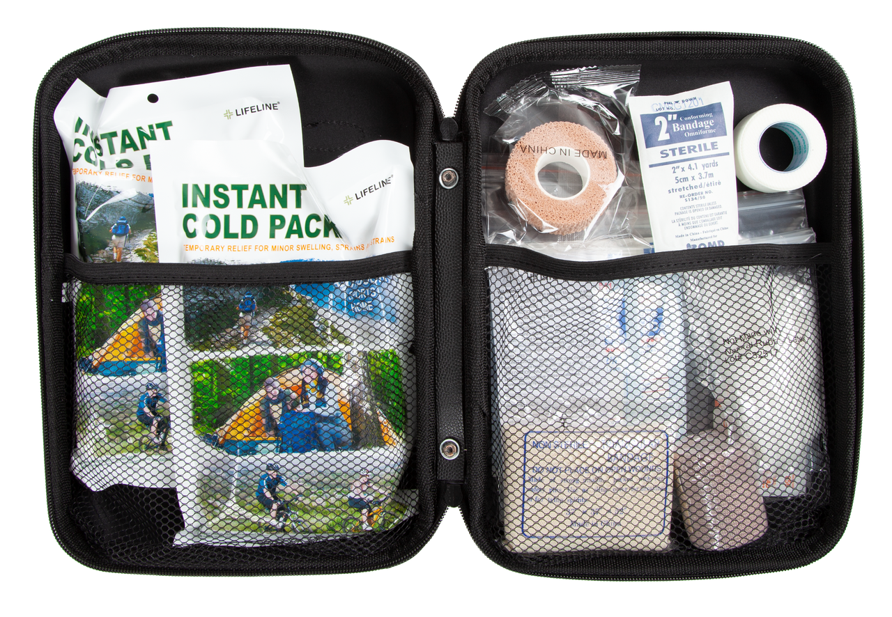 Team Sports Trainer Hard-Shell First Aid Kit - 65 Piece
