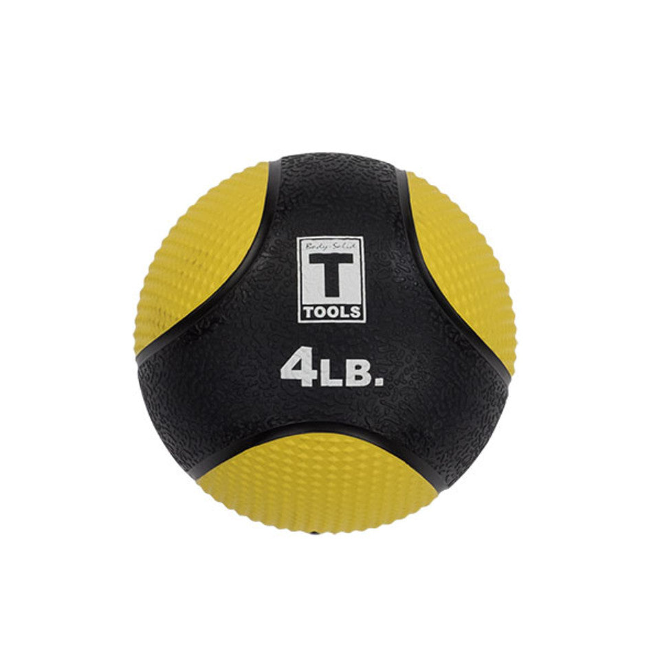 4Lb Yellow, Black Med Ball