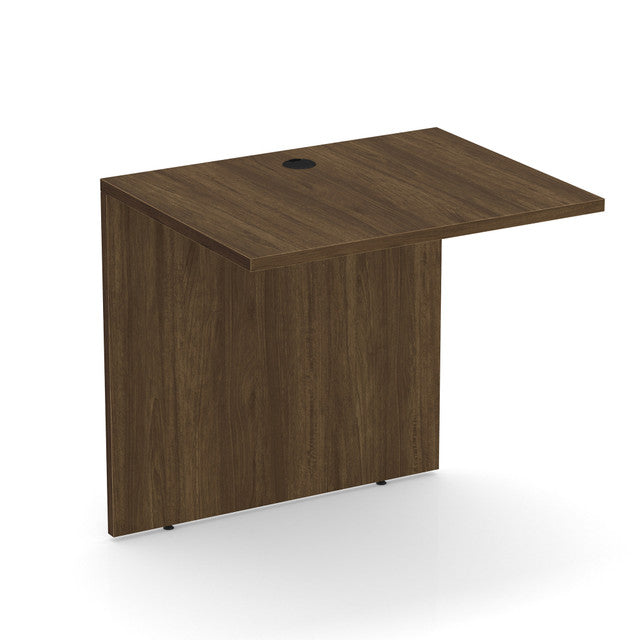 OfficeSource Laminate Bridge - 30''W x 24''D - Modern Walnut