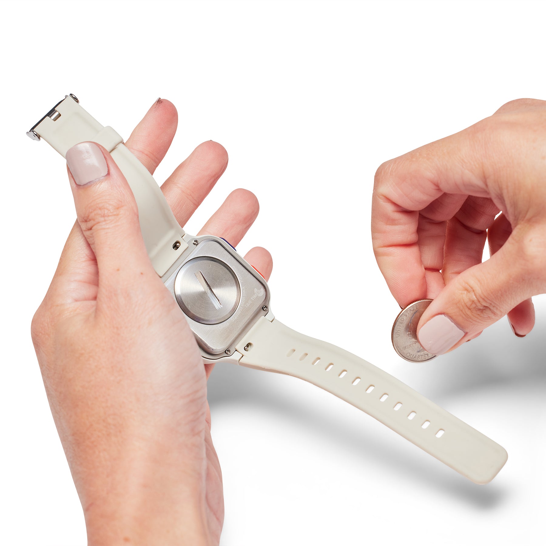 Time Timer Watch, Small, Arctic White