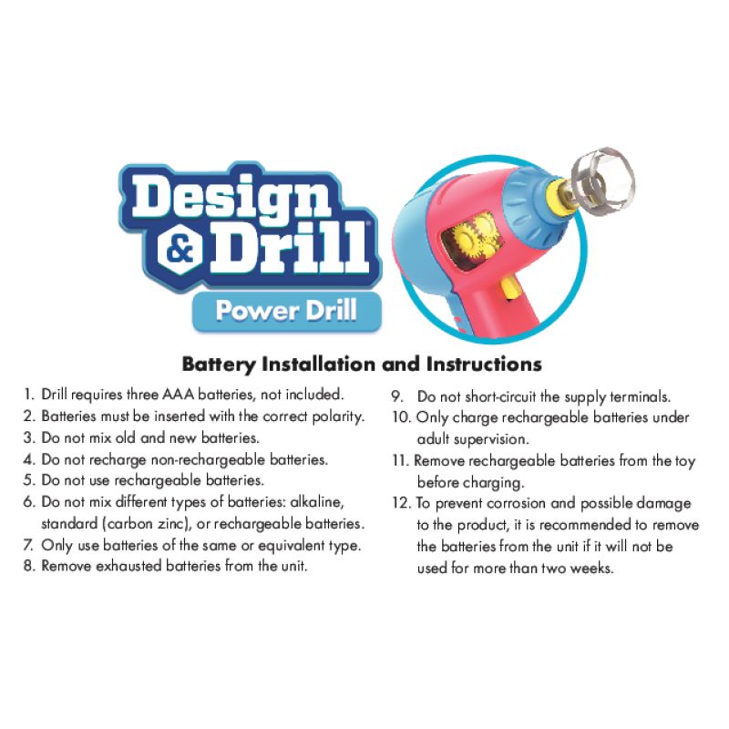 Design & Drill® Power Drill