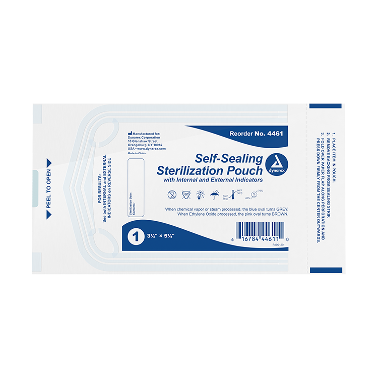 Sterilization Pouches, 3.5" x 5.25"- 200 pcs per Box/30 Boxes per Case