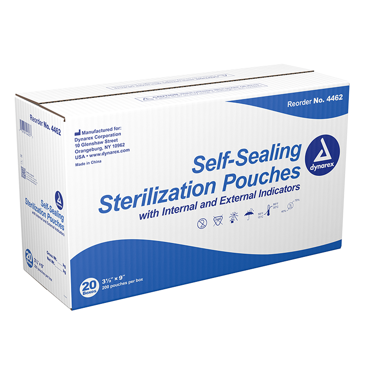Sterilization Pouches, 3.5" x 9" - 200 pcs per Box/20 Boxes per Case