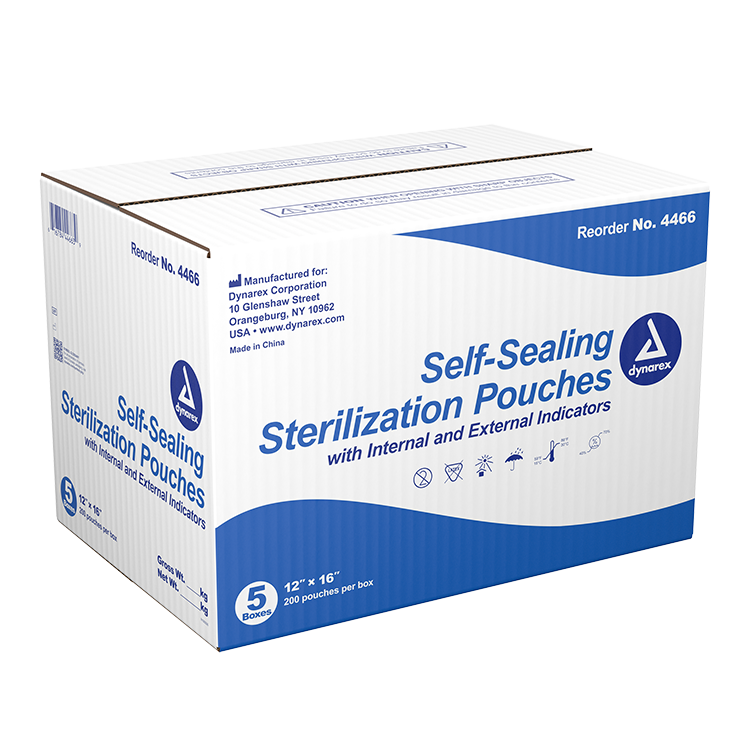 Sterilization Pouches, 12" x 16" - 200 pcs per Box/5 Boxes per Case