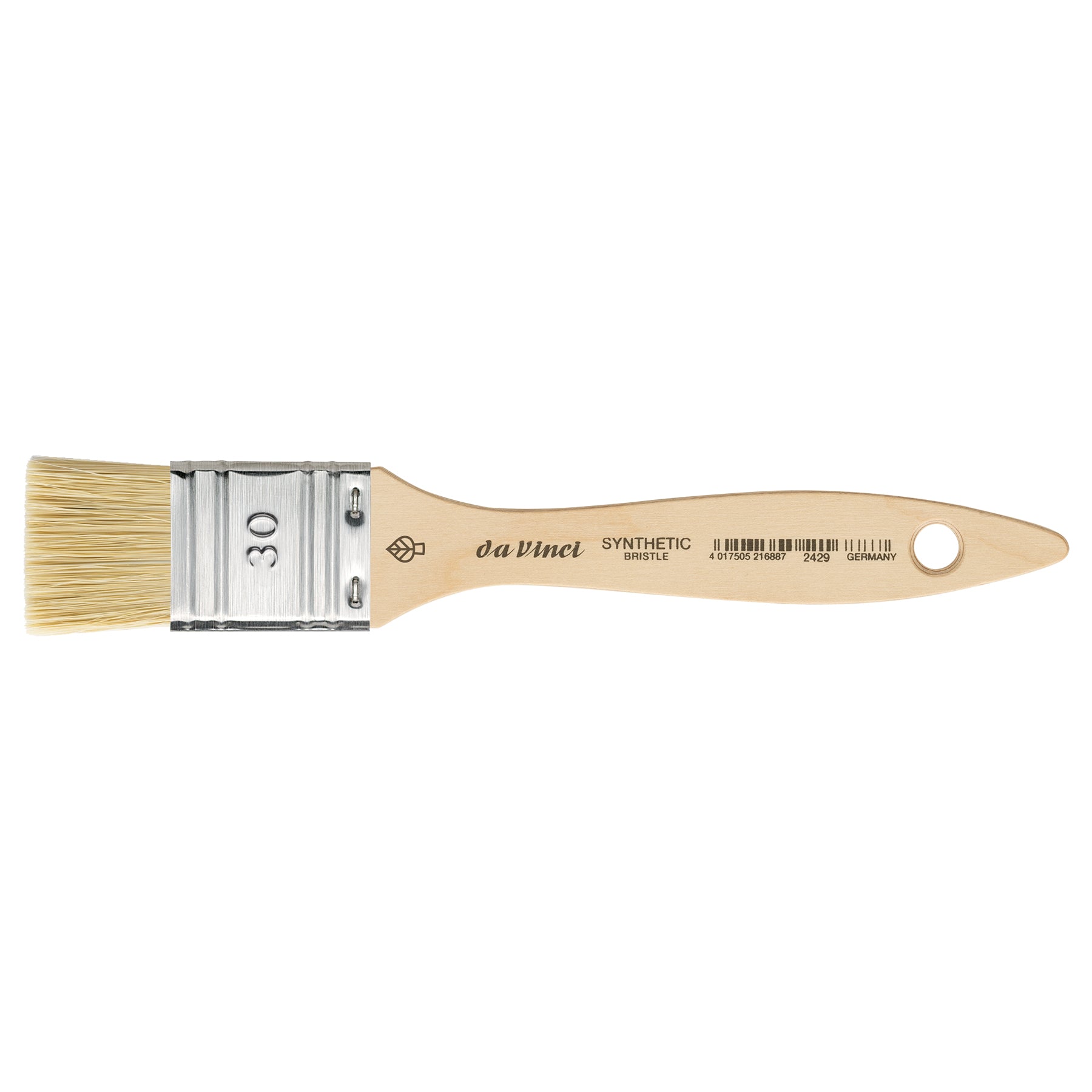 SYNTHETIC Mottler Brush, Natural Hog, Acrylic & Oil, Flat, Series 2429, Size 30
