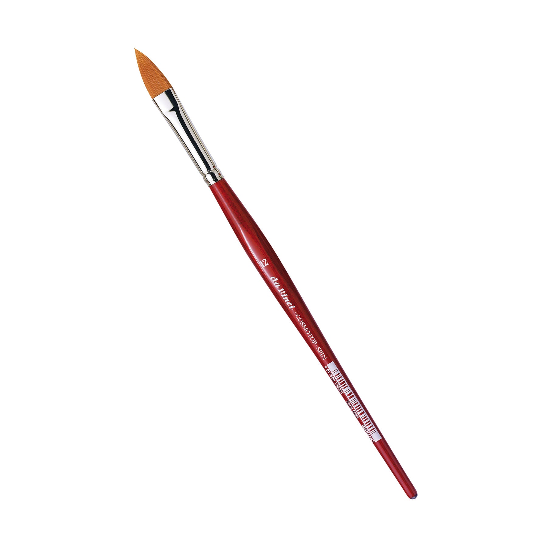 COSMOTOP-SPIN Silkpainting Brush, Synthetic, Watercolor, Oval-Pointed, Size 12