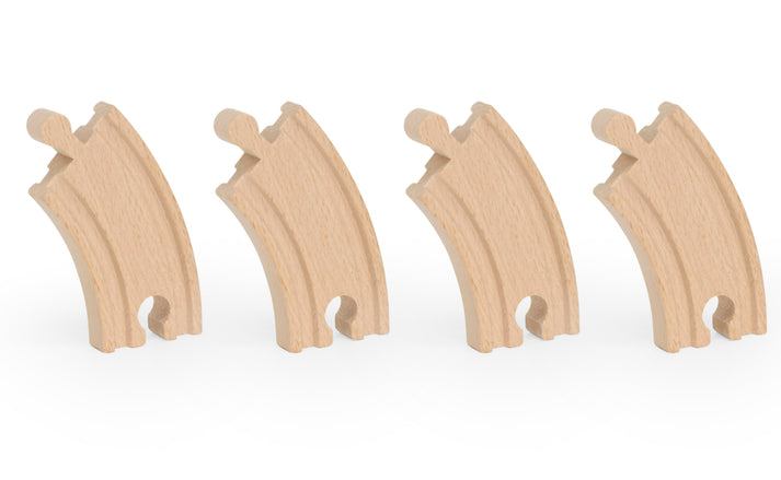 Short Curved Track (Pack of 4)