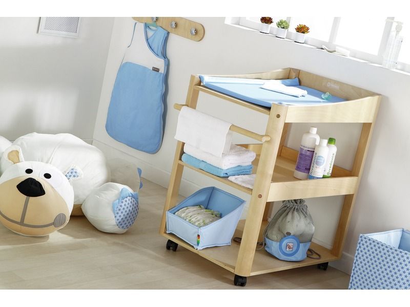 Changing Mat Best Value - Light Blue, 27.6"L x 19.7"W x 0.8"Th