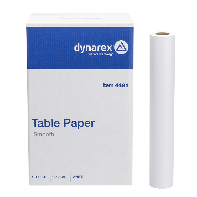 Table Paper Smooth, 18" x 225' - 12 rolls per Case