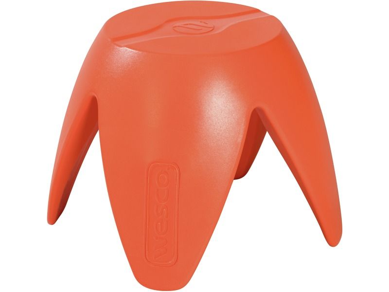 Flora Stool - Coral, 10.2"H