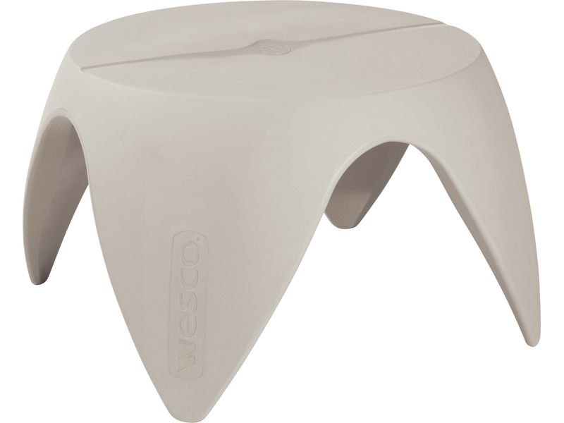 Flora Table - Light Grey, 18.6"H