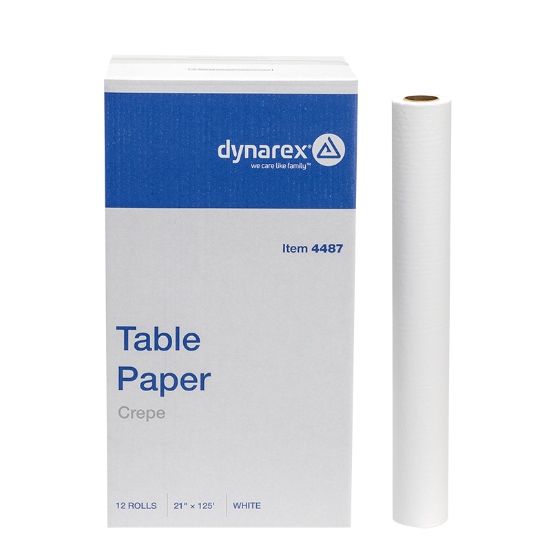 Table Paper Crepe, 21" x 125' - 12 rolls per Case