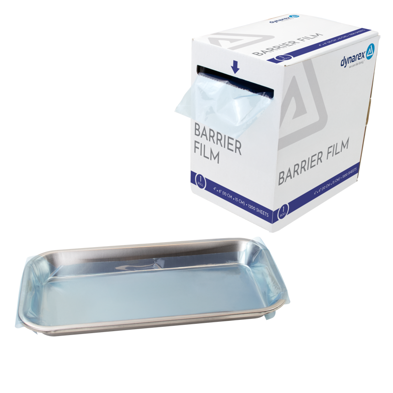Barrier Film, 4" x 6", Blue, 8/1200/cs - 1200 pcs per Box/8 Boxes per Case