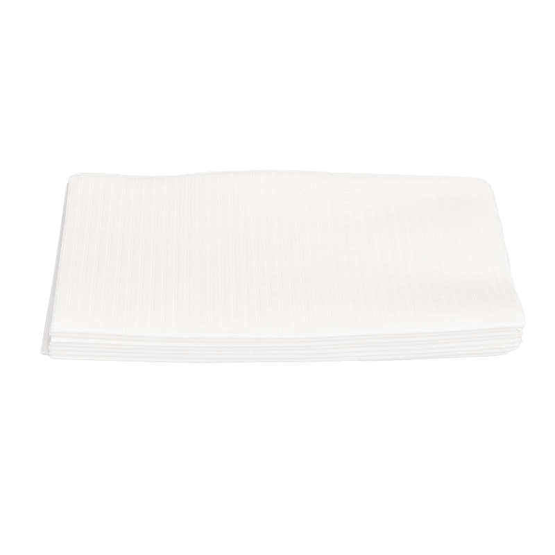 Dental Bibs - White, 17 3/4" x 12 7/8" - 500 pcs per Case