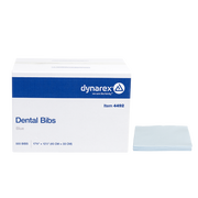Dental Bibs - Blue, 17 3/4" x 12 7/8" - 500 pcs per Case