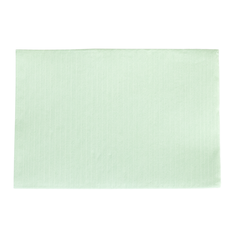 Dental Bibs - Mint Green, 17 3/4" x 12 7/8" - 500 pcs per Case