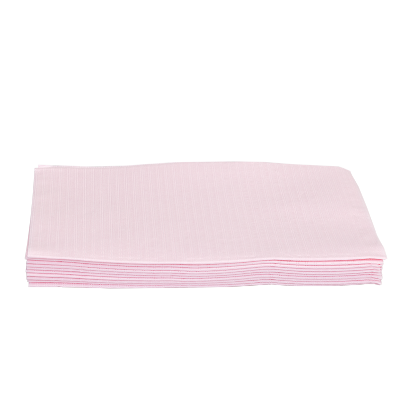 Dental Bibs - Mauve, 17 3/4" x 12 7/8" - 500 pcs per Case