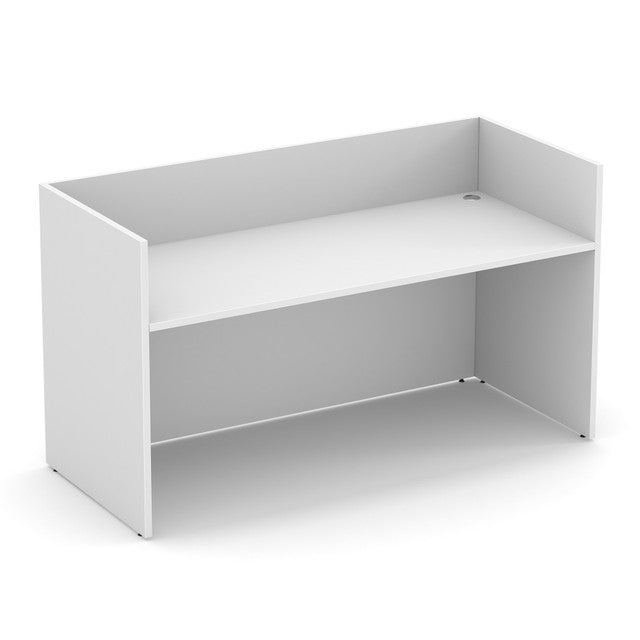 OfficeSource Laminate Reception Unit - White