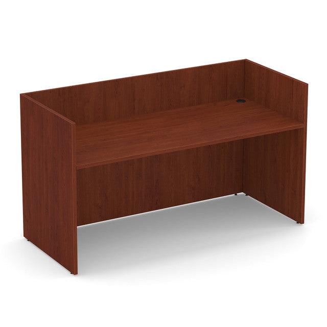 OfficeSource Laminate Reception Unit - Cherry