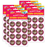 Double Good/ Chocolate Cookie Scent Stickers, 24 Per Pack, 6 Packs