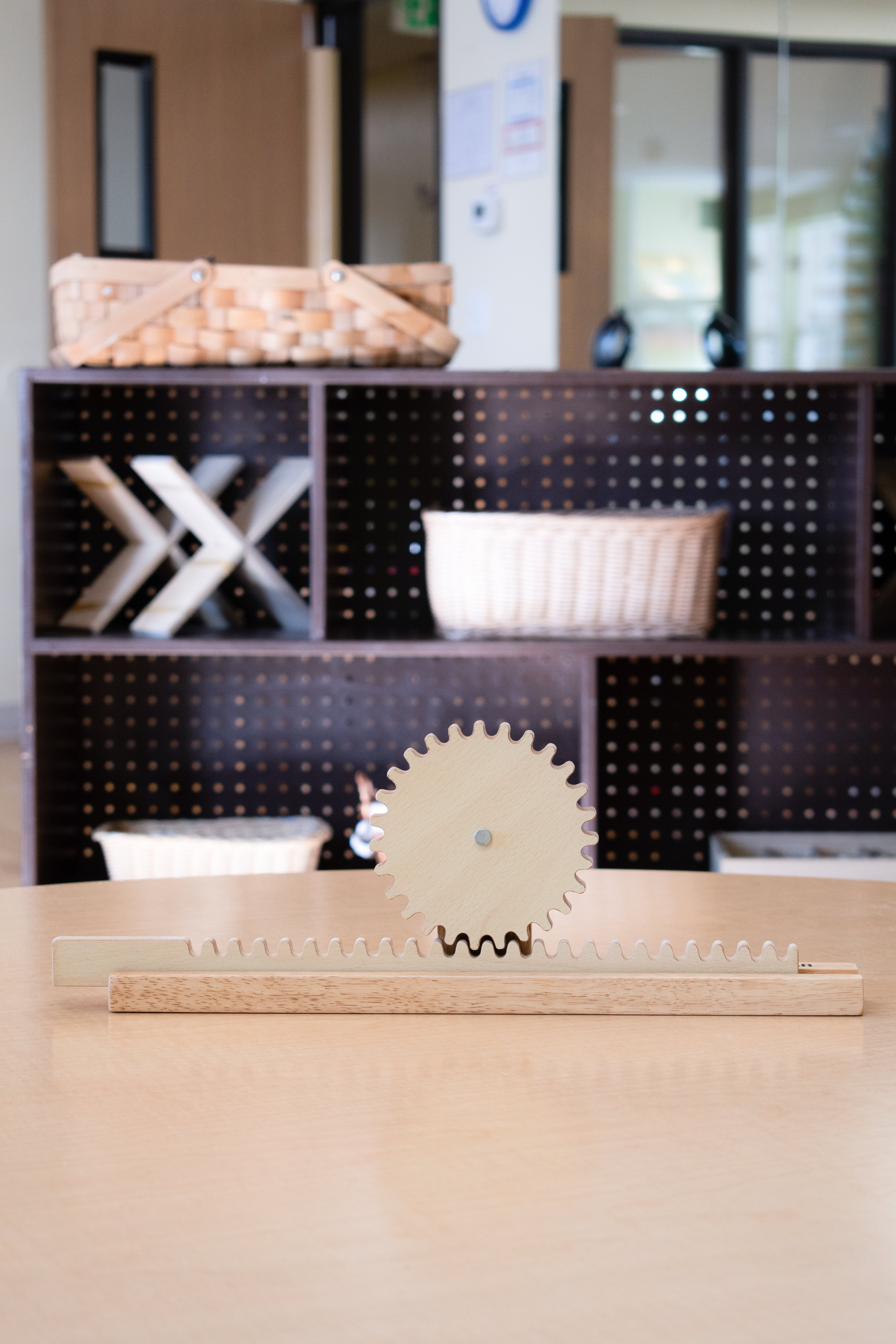 Gear Rack Wooden Model