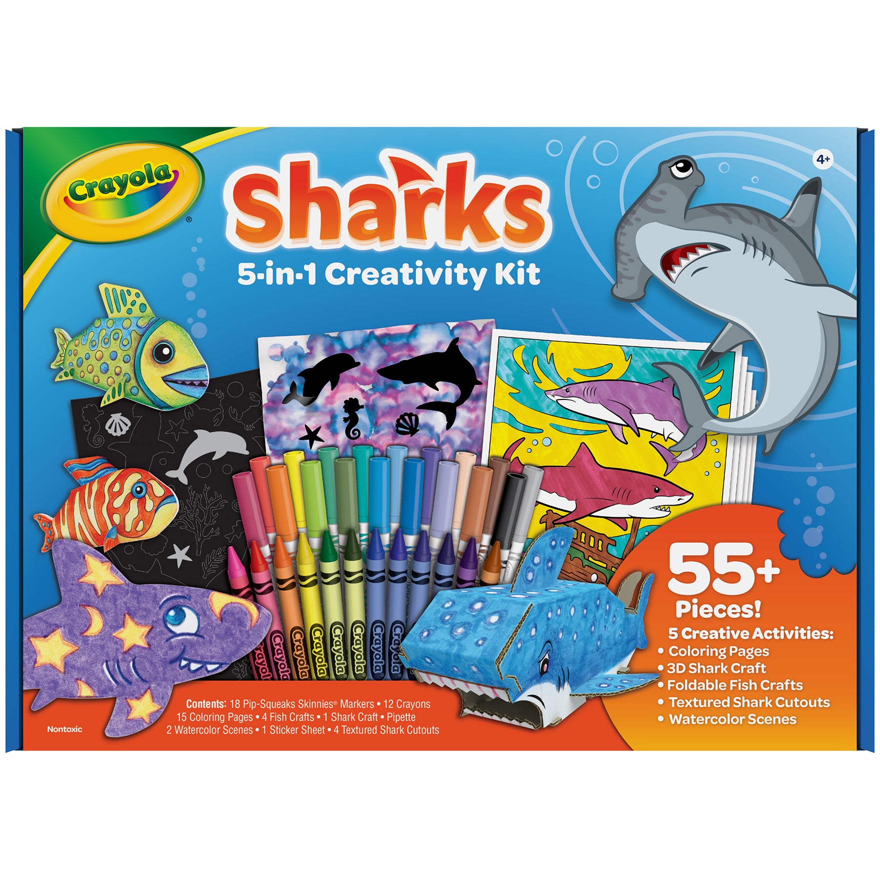 Sharks 5-in-1 Creativity Kit