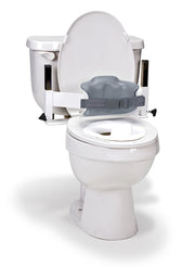 Columbia  Toilet Support - Low Back (Safety Belt & Reducer Ring) - Padded - Medium
