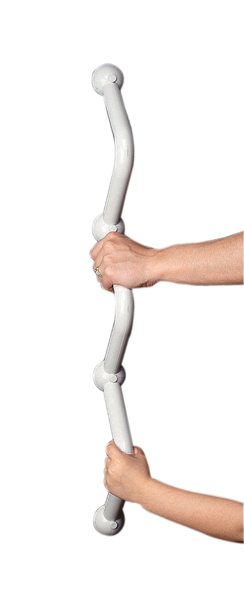 Grab bar, multi-level, plastic, 25"