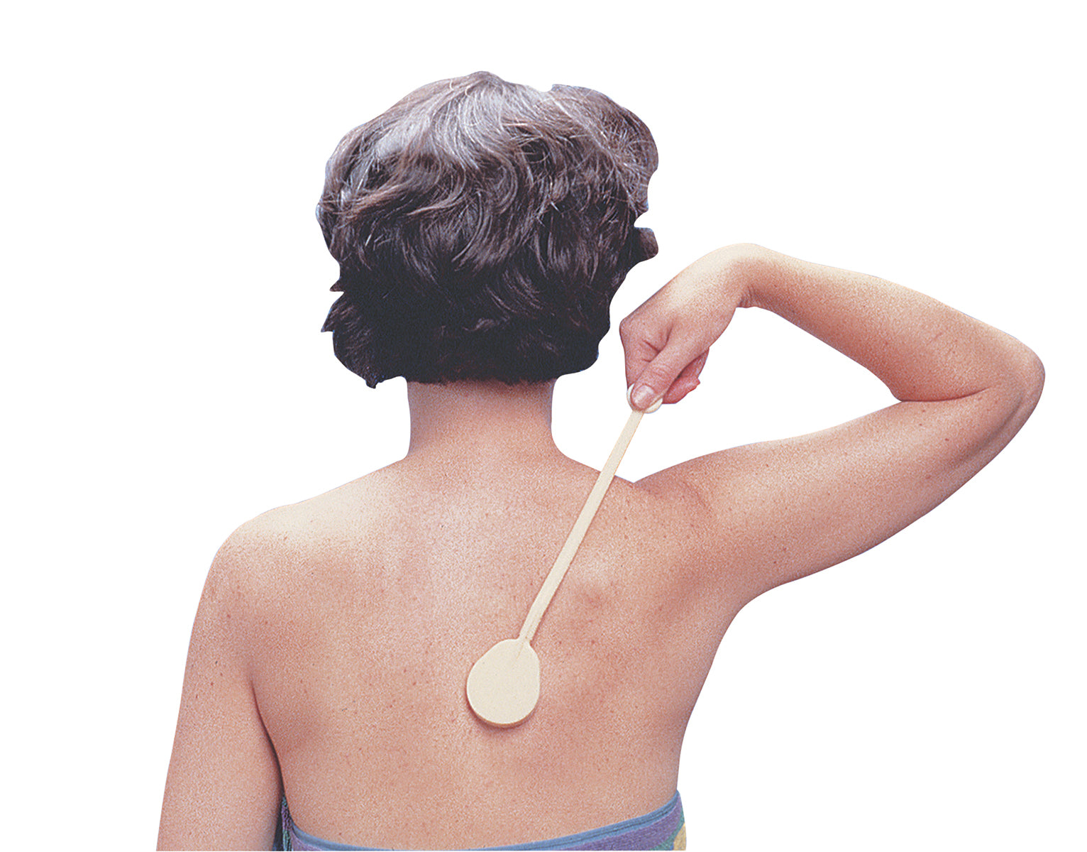 Lotion applicator, with 12 inch angled handle