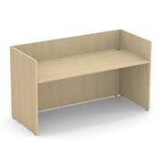 OfficeSource Laminate Reception Unit - Maple