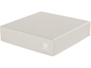 Square Pouffe Basic - Ivory, 4.7"Th