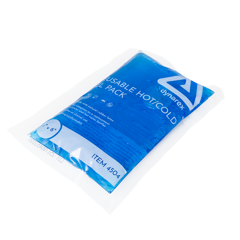 Reusable Hot / Cold Gel Packs, 4" x 6" - 24 packs per Case