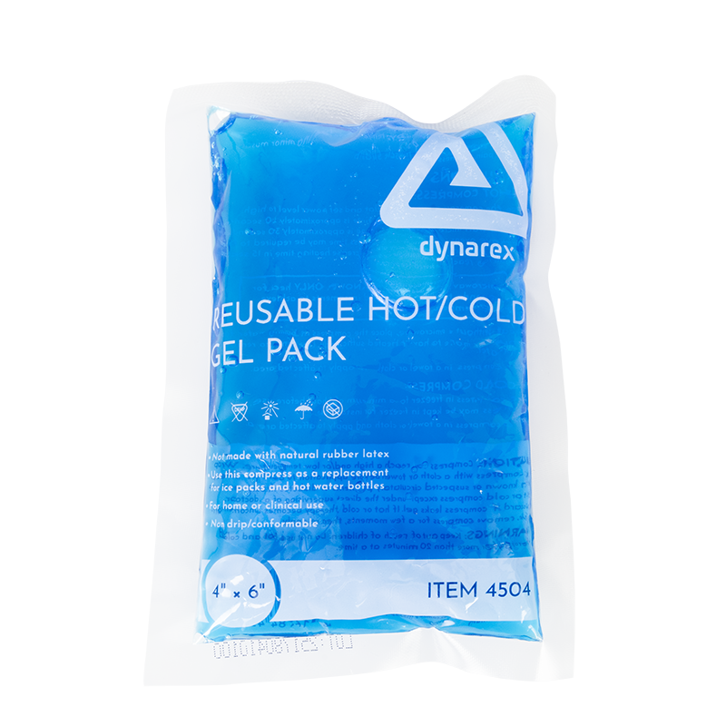Reusable Hot / Cold Gel Packs, 4" x 6" - 24 packs per Case