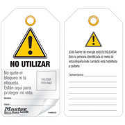 Do Not Operate, Spanish with European Danger Symbol, Photo ID Safety Tag