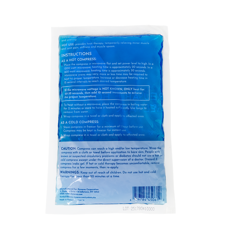 Reusable Hot / Cold Gel Packs, 6" x 9" - 24 packs per Case