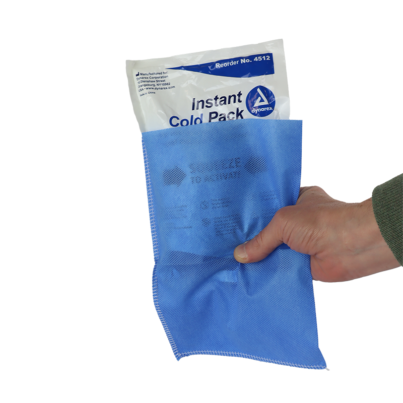 Hot/Cold Pack Cover, Fits Packs: 5” x 9” & 6” x 9”	,  - 100 pcs per Bag/5 Bags per Case