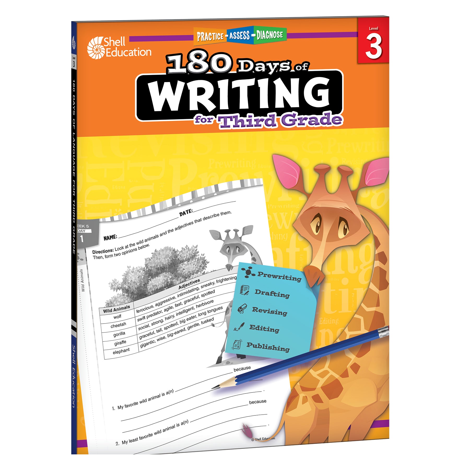 180 Days Writing, Spelling, & Cursive Grade 3: 3-Book Set