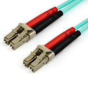 StarTech.com 20m (65ft) LC/UPC to LC/UPC OM4 Multimode Fiber Optic Cable 50/125m LOMMF/VCSEL Zipcord Fiber 100G Low Insertion Loss - LSZH Fiber Jumper