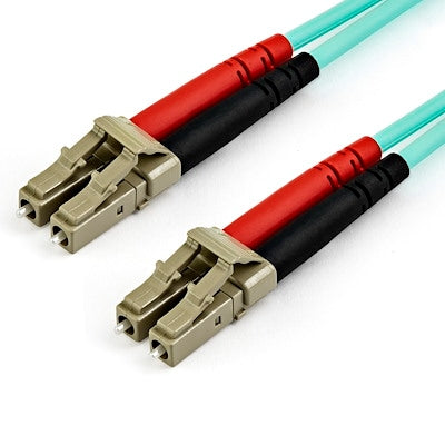 StarTech.com 20m (65ft) LC/UPC to LC/UPC OM4 Multimode Fiber Optic Cable 50/125m LOMMF/VCSEL Zipcord Fiber 100G Low Insertion Loss - LSZH Fiber Jumper