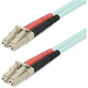StarTech 25m (82ft) LC/UPC to LC/UPC OM4 Multimode Fiber Optic Cable, 50/125&amp;micro;m, 100G, Low Insertion Loss, LSZH Fiber Jumper Cord
