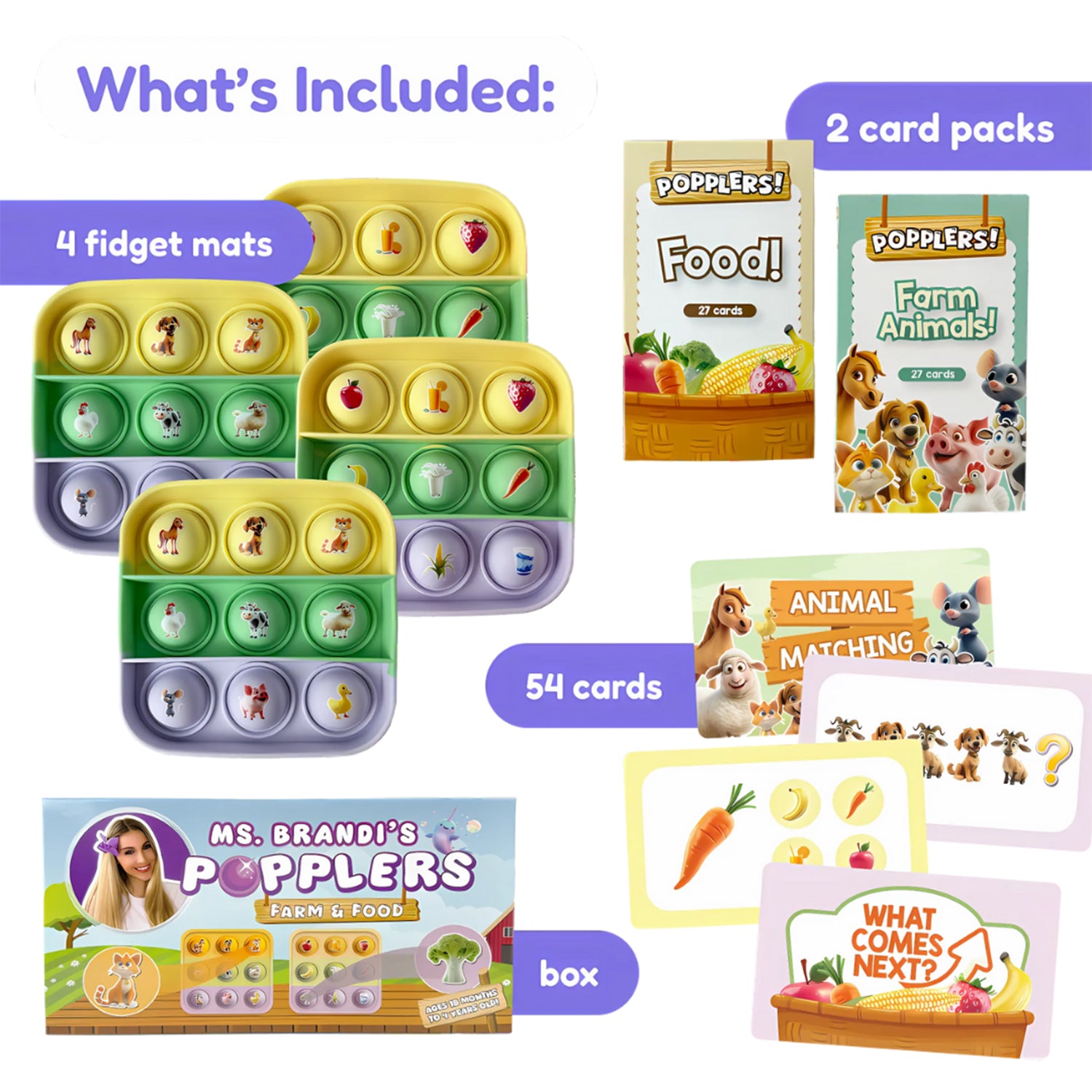 Ms. Brandi's Popplers Farm & Food Educational Game