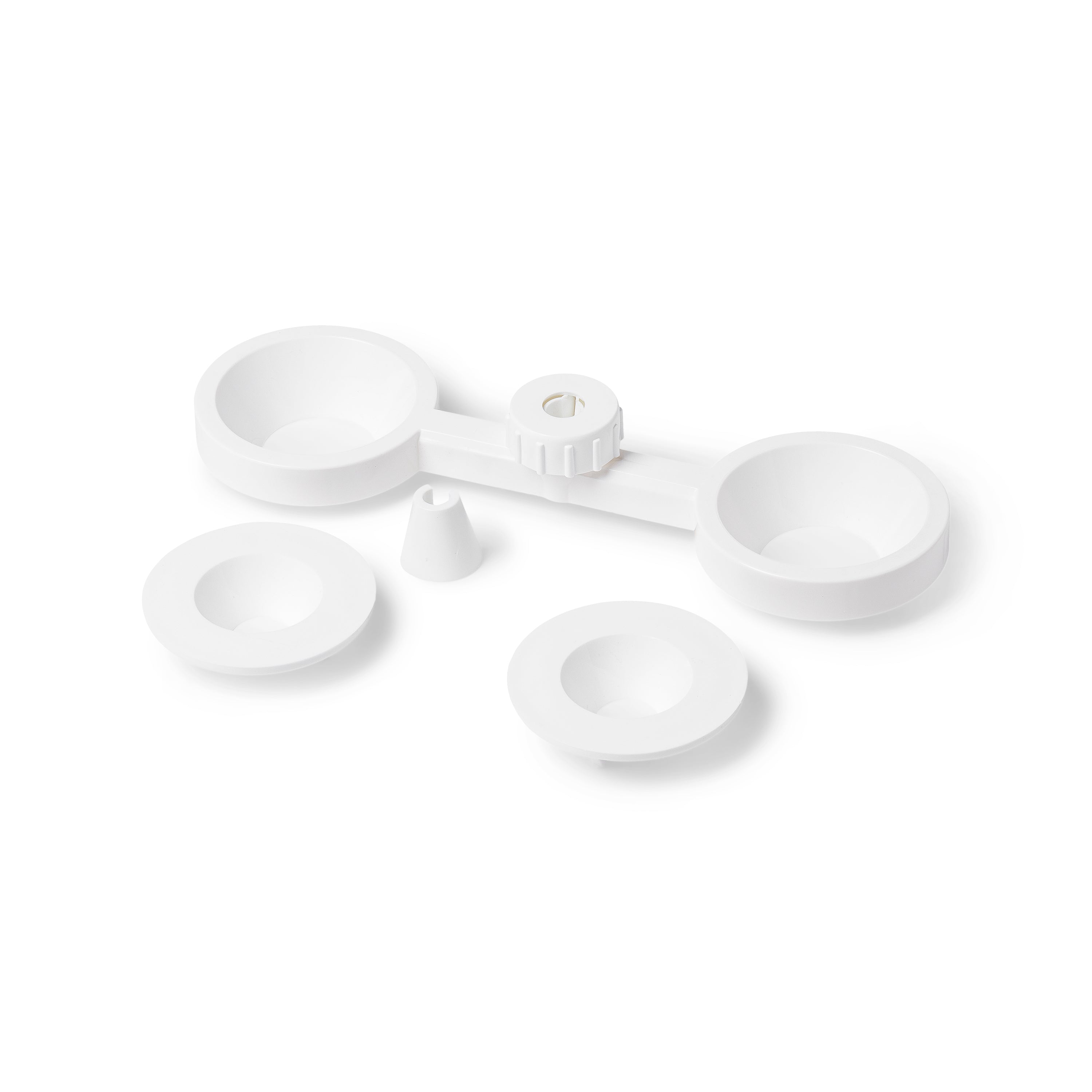 United Scientific® Funnel Holder, Double, PP, comes with 6