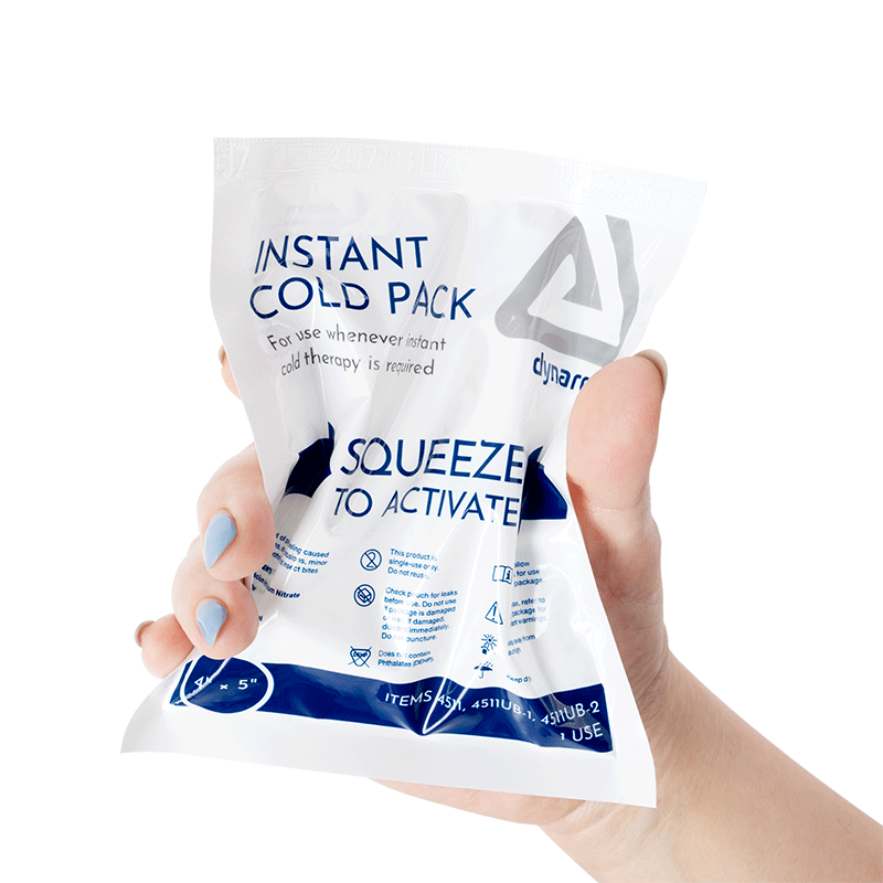 Instant Cold Pack, 4" x 5" - 2 pcs per Box/36 Boxes per Case
