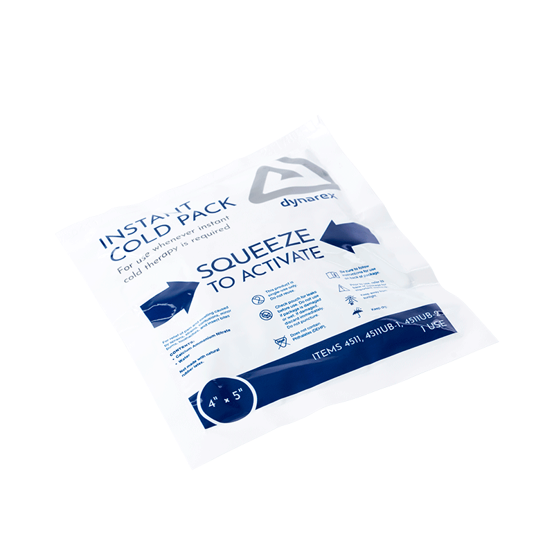 Instant Cold Pack, 4" x 5" - 24 packs per Case