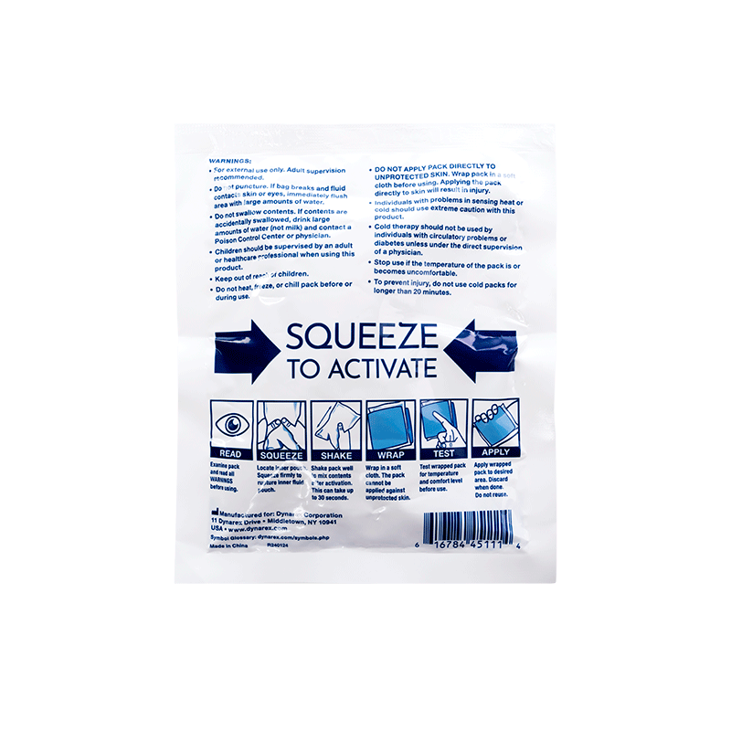 Instant Cold Pack, 4" x 5" - 24 packs per Case