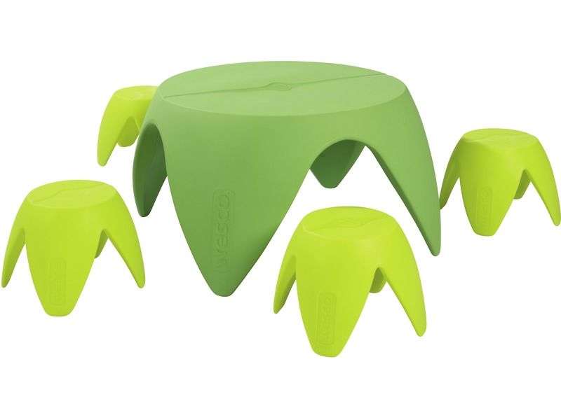 Flora Living Room - Light Green/Green, 12.2"H