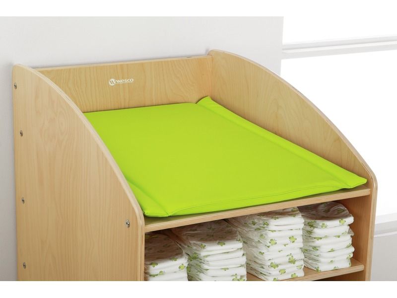 Changing Mat Best Value - Light Green, 27.6"L x 19.7"W x 0.8"Th
